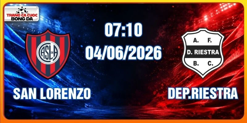 Soi kèo San Lorenzo vs Dep.Riestra 04/06/2026